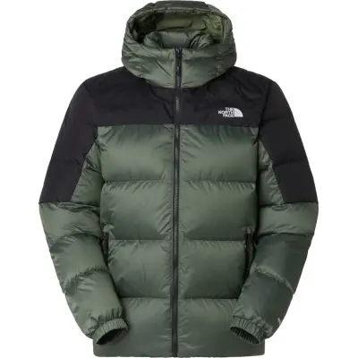 The North Face Men's Diablo Down 2.0 Hooded Jacket Bark Mist Black Heather/TNF Black