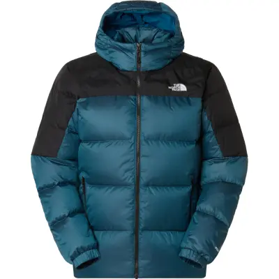 The North Face Men's Diablo Down 2.0 Hooded Jacket Dusk Blue Black Heather/TNF Black