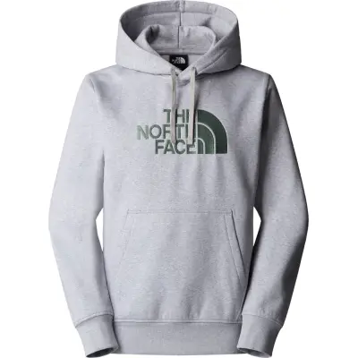 The North Face Men's Drew Peak Hoodie TNF Light Grey Heather/Duck Green