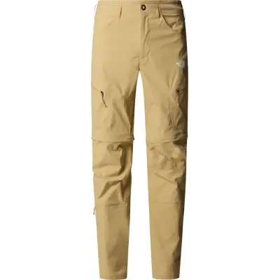 The North Face Men's Exploration Convertible Regular Tapered Pants Khaki Stone