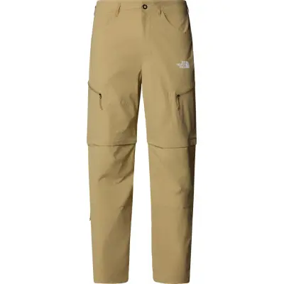 The North Face Men's Exploration Convertible Tapered Pants Khaki Stone