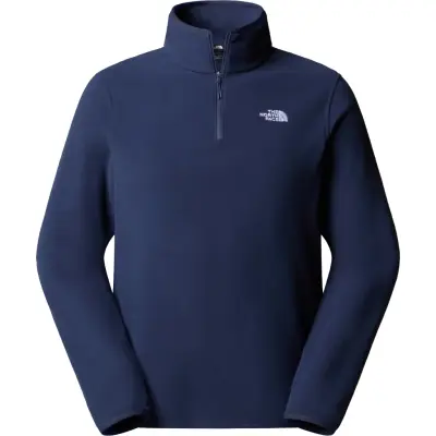 The North Face Men's Glacier Fleece 1/4 Zip Jacket Summit Navy