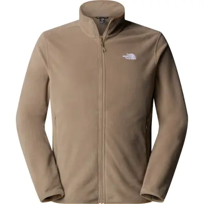 The North Face Men's Glacier Fleece Jacket Mocha Brown