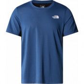 The North Face Men's Lightbright Short Sleeve Tee Shady Blue/TNF Black