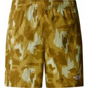 The North Face Men's Mountain Athletics 24/7 7" Printed Shorts Amber Green Aop Print