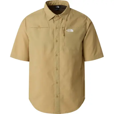 The North Face Men's Sequoia Short Sleeve Shirt Khaki Stone