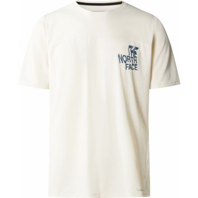 The North Face Men's Sunriser Short Sleeve White Dune/Shady Blue