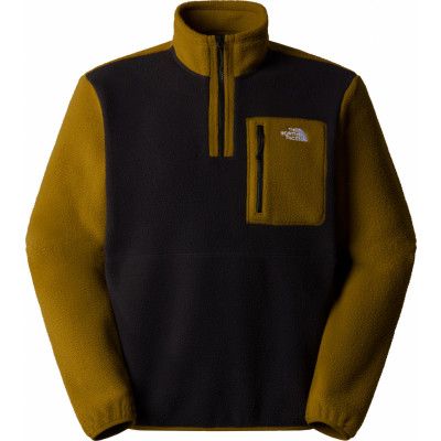 The North Face Men's Yumiori 1/4 Zip Tnf Black/Moss Green/Tn