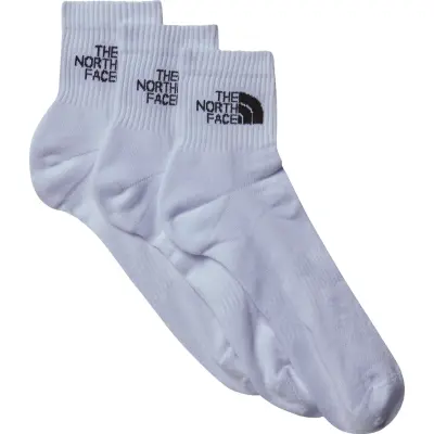 The North Face Multi Sport Cush Quarter Sock 3p TNF White