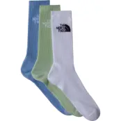 The North Face Multi Sport Cushion Crew Socks 3-Pack TNF White/Misty Sage/Steel Blue