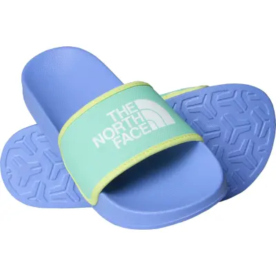 The North Face Teens' Base Camp Slides III Virtual Blue/TNF White