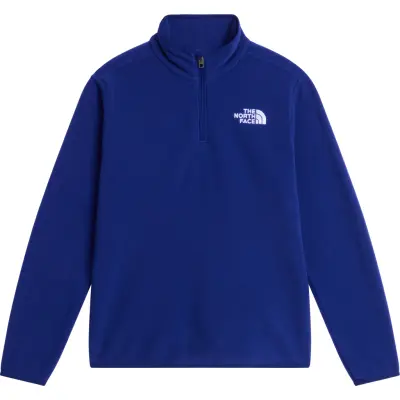 The North Face Teens' Glacier 1/4 Zip Pullover Bold Blue