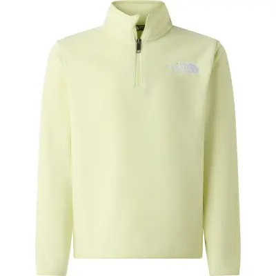 The North Face Teens' Glacier 1/4 Zip Pullover Lemon Mist