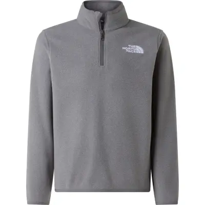 The North Face Teens' Glacier 1/4 Zip Pullover TNF Mid Grey Heather