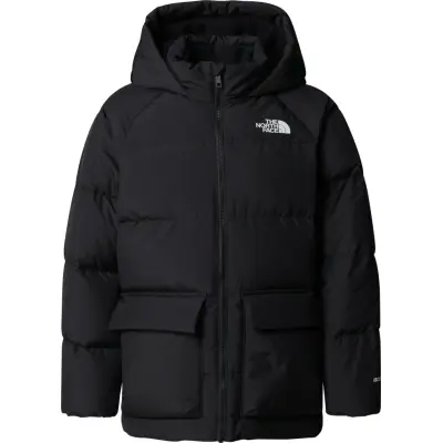 The North Face Teens' North Down Fleece-Lined Short Parka TNF Black
