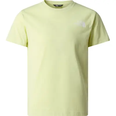 The North Face Teens' Simple Dome T-Shirt Lemon Mist