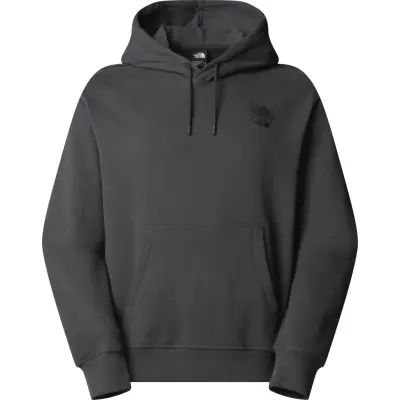 The North Face Unisex Powder Days Relaxed Graphic Hoodie Asphalt Grey