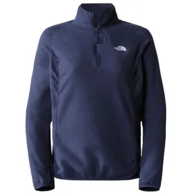 The North Face W 100 Glacier 1/4 Zip Blue