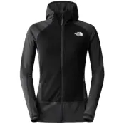 The North Face W Bolt Polartec Hooded Asphalt Grey-TNF Black