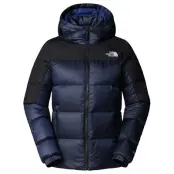 The North Face W Diablo Down 2.0 Hooded Jacket Estate Blue Black Heath - L