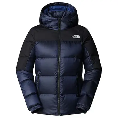 The North Face W Diablo Down 2.0 Hooded Jacket Estate Blue Black Heath - S