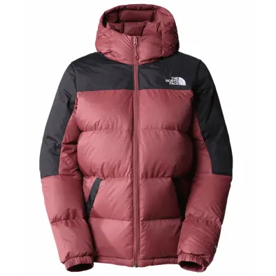 The North Face W Diablo Down Hoodie Red