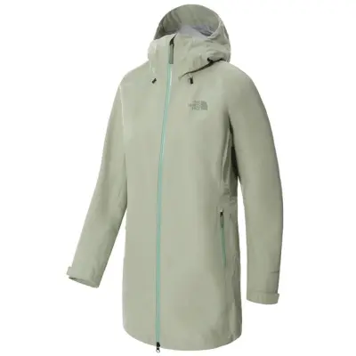 The North Face W Dryzzle FL Parka Tea Green