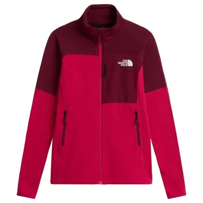 The North Face W Polartec Powergrid Stormgap Jacket Lali Guran/Burgundy Cru - L