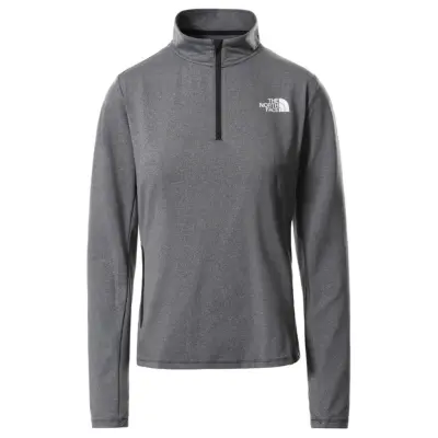 The North Face W Riseway 1/2 Zip Black Heather