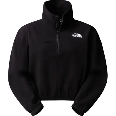 The North Face Women's 100 Glacier Half Zip Fleece TNF Black