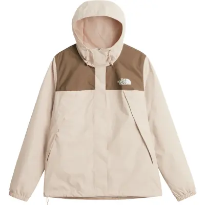 The North Face Women's Antora Rain Jacket Timeless Taupe/Garnet