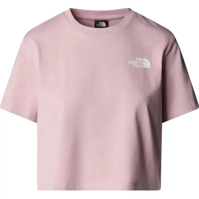 The North Face Women's Cropped Simple Dome T-Shirt Metal Pink