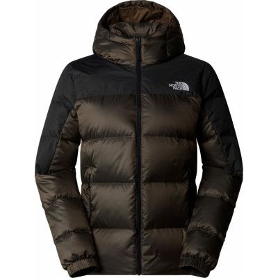 The North Face Women's Diablo Down 2.0 Hooded Jacket Smokey Brown Black Heather/TNF Black