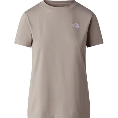The North Face Women's Evolution Simple Dome Slim Short Sleeve T-Shirt Stone Slab