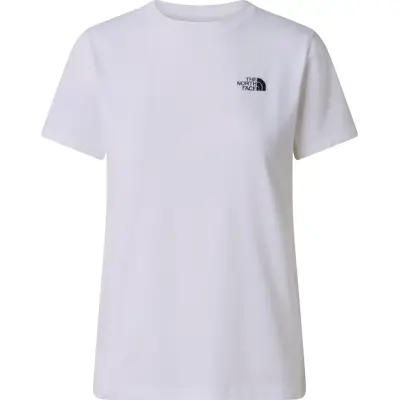 The North Face Women's Evolution Simple Dome Slim Short Sleeve T-Shirt TNF White