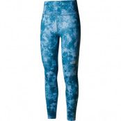 The North Face Women's Flex High Rise 7/8 Printed Tights Mallard Blue Micro Halfdome Print