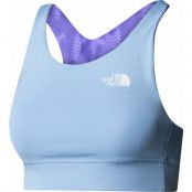 The North Face Women's Flex Printed Bra Optic Violet Abstract Pitcher Plant Print