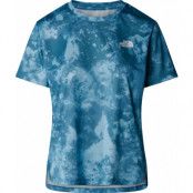 The North Face Women's Flex Printed T-Shirt Mallard Blue Micro Halfdome Print