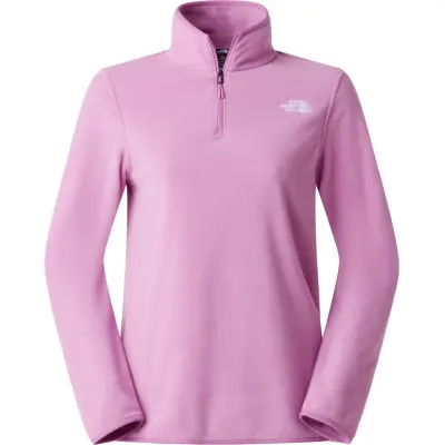 The North Face Women's Glacier Fleece 1/4 Zip Jacket Hushed Lavender