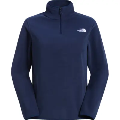 The North Face Women's Glacier Fleece 1/4 Zip Jacket Summit Navy
