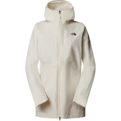 The North Face Women's Hikesteller Parka Shell Jacket White Dune