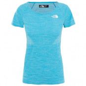 The North Face Women's Impendor Seamless Tee Meridian Blue White Heather