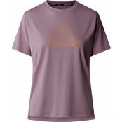 The North Face Women's Mountain Athletics Flex T-Shirt Purple Chalk