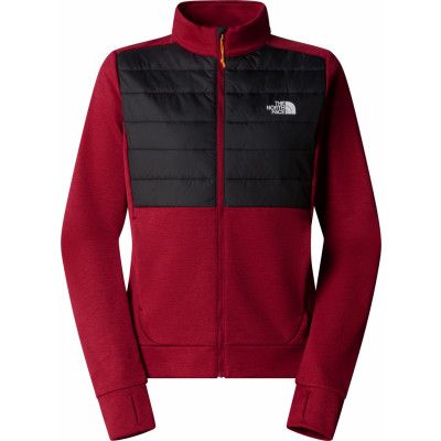 The North Face Women's Reaxion Hybrid Jacket Beetroot Dark Heather/Asphalt Grey