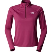 The North Face Women's Sunriser 1/4 Zip Long Sleeve Top Cyber Berry