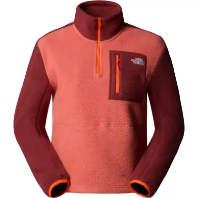 The North Face Women's Yumiori 1/4 Zip Mars Dust/Sumac/Solar Flare