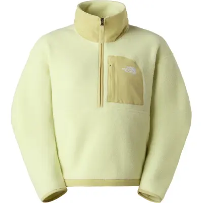 The North Face Women's Yumiori Off-Peak 1/2 Zip Jacket Lemon Mist/Pear