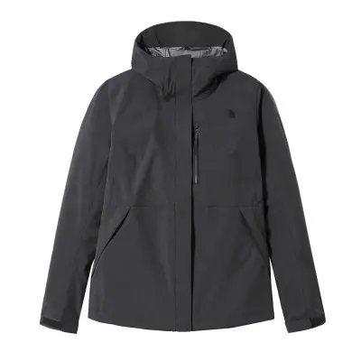 W Dryzzle Fl Jkt, Tnfdarkgreyhthr, L,  Vårjackor