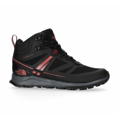 W Litewave Mid Fl, Tnf Black/Dusty Cedar, 10.5,  The North Face