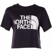 W Ss Hd Crop Tee, Tnf Black, M,  The North Face